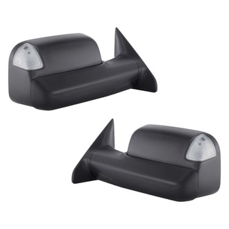 Replacement - Driver and Passenger Side Power Towing Mirror Set (Heated, Foldaway) (Standard Line)