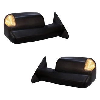 Replacement - Driver and Passenger Side Power View Mirror Set (Heated, Foldaway) (Standard Line)