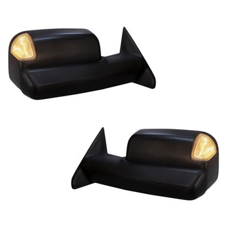Replacement - Driver and Passenger Side Power View Mirror Set (Heated, Foldaway) (Standard Line)