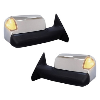 Replacement - Driver and Passenger Side Power View Mirror Set (Heated, Foldaway) (Standard Line)