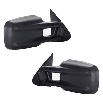 Replacement - Driver and Passenger Side Manual Towing Mirror Set (Non-Heated, Foldaway) (Standard Line)