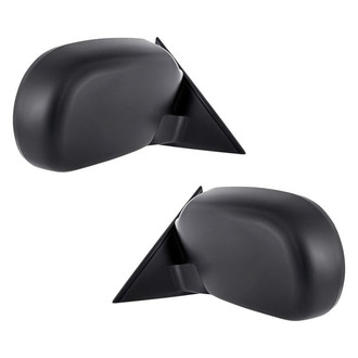 Replacement - Driver and Passenger Side Power Remote View Mirror Set (Heated, Foldaway) (Standard Line)