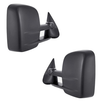 Replacement - Driver and Passenger Side Power Towing Mirror Set (Heated, Foldaway) (Standard Line)