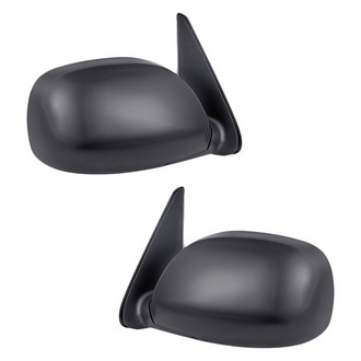Replacement - Driver and Passenger Side Power Remote View Mirror Set (Non-Heated, Foldaway) (Standard Line)