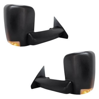 Replacement - Driver and Passenger Side Power Towing Mirror Set (Non-Heated, Foldaway) (Standard Line)