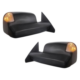 Replacement - Driver and Passenger Side Power Towing Mirror Set (Heated, Foldaway) (Standard Line)
