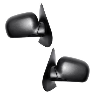 Replacement - Driver and Passenger Side Power Remote View Mirror Set (Non-Heated, Foldaway) (Standard Line)