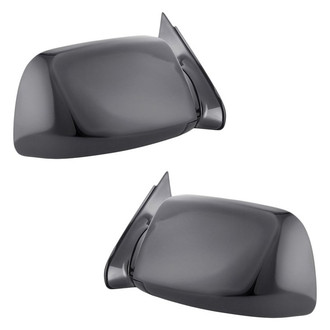 Replacement - Driver and Passenger Side Power Remote View Mirror Set (Heated, Foldaway) (Standard Line)