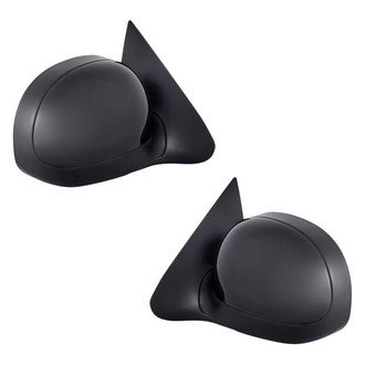 Replacement - Driver and Passenger Side Manual View Mirror Set (Non-Heated, Foldaway) (Standard Line)