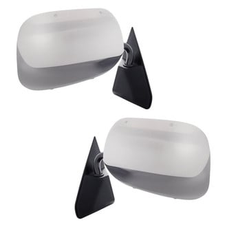 Replacement - Driver and Passenger Side Manual View Mirror Set (Non-Heated, Foldaway) (Standard Line)