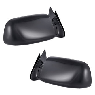 Replacement - Driver and Passenger Side Power Remote View Mirror Set (Non-Heated, Foldaway) (Standard Line)