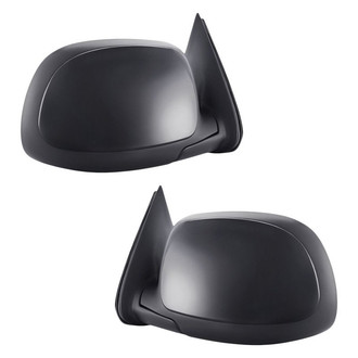 Replacement - Driver and Passenger Side Power Remote View Mirror Set (Heated, Foldaway) (Standard Line)