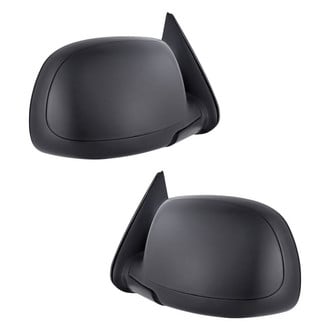 Replacement - Driver and Passenger Side Power Remote View Mirror Set (Heated, Foldaway) (Standard Line)