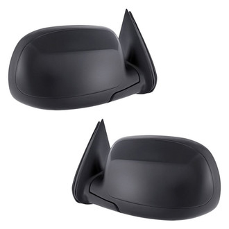 Replacement - Driver and Passenger Side Power Remote View Mirror Set (Heated, Foldaway) (Standard Line)