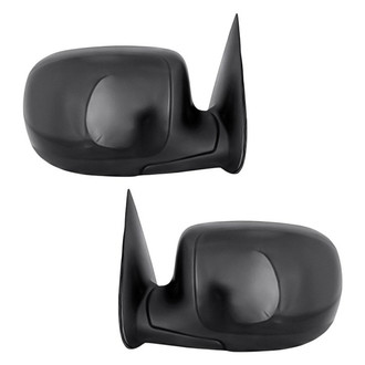 Replacement - Driver and Passenger Side Power Remote View Mirror Set (Non-Heated, Foldaway) (Standard Line)