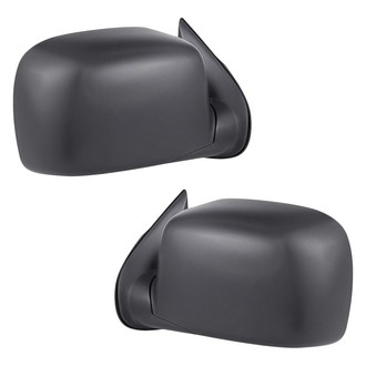 Replacement - Driver and Passenger Side Power Remote View Mirror Set (Non-Heated, Foldaway) (Standard Line)