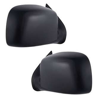 Replacement - Driver and Passenger Side Manual View Mirror Set (Non-Heated, Foldaway) (Standard Line)