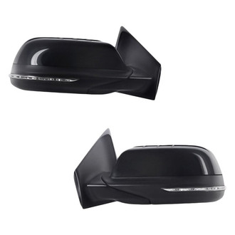 Replacement - Driver and Passenger Side Power View Mirror Set (Heated, Foldaway) (Standard Line)