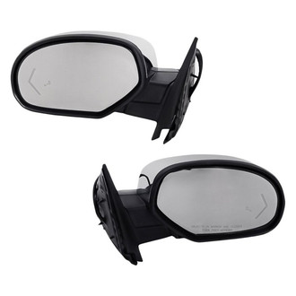Replacement - Driver and Passenger Side Power View Mirror Set (Heated, Foldaway) (Standard Line)