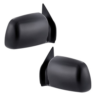 Replacement - Driver and Passenger Side Power Remote View Mirror Set (Heated, Foldaway) (Standard Line)