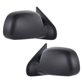 Replacement - Driver and Passenger Side Power Remote View Mirror Set (Non-Heated, Foldaway) (Standard Line)