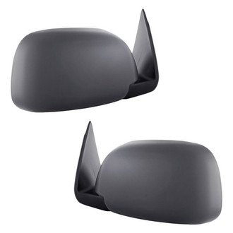 Replacement - Driver and Passenger Side Manual View Mirror Set (Non-Heated, Foldaway) (Standard Line)