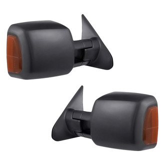 Replacement - Driver and Passenger Side Power Towing Mirror Set (Heated, Foldaway) (Standard Line)
