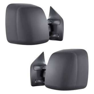 Replacement - Driver and Passenger Side Power Towing Mirror Set (Heated, Foldaway) (Standard Line)