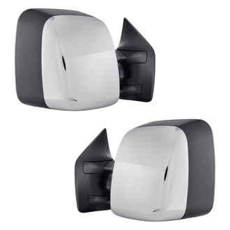 Replacement - Driver and Passenger Side Power Towing Mirror Set (Heated, Foldaway) (Standard Line)
