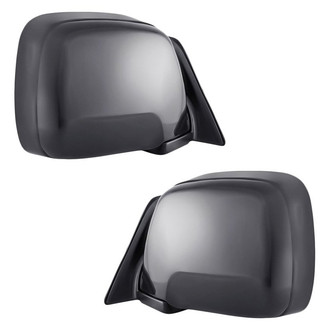 Replacement - Driver and Passenger Side Power Remote View Mirror Set (Non-Heated, Foldaway) (Standard Line)