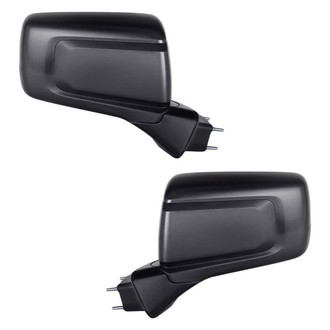 Replacement - Driver and Passenger Side Manual View Mirror Set (Non-Heated, Foldaway) (Standard Line)
