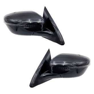 Replacement - Driver and Passenger Side Power View Mirror Set (Heated, Foldaway) (Standard Line)