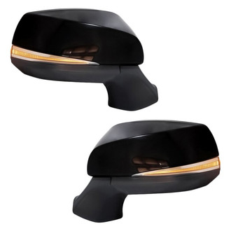 Replacement - Driver and Passenger Side Power View Mirror Set (Heated, Foldaway) (Standard Line)