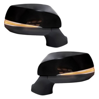 Replacement - Driver and Passenger Side Power View Mirror Set (Heated, Foldaway) (Standard Line)