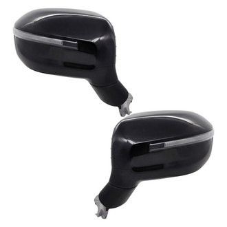 Replacement - Driver and Passenger Side Power View Mirror Set (Heated, Foldaway) (Standard Line)