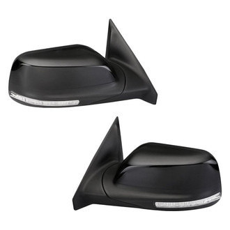 Replacement - Driver and Passenger Side Power View Mirror Set (Heated, Foldaway) (Standard Line)