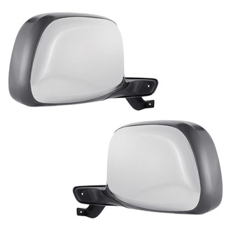 Replacement - Driver and Passenger Side Manual View Mirror Set (Non-Heated, Foldaway) (Standard Line)