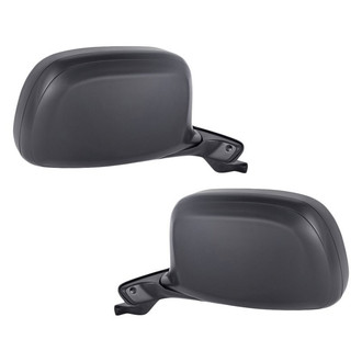 Replacement - Driver and Passenger Side Power Remote View Mirror Set (Non-Heated, Foldaway) (Standard Line)