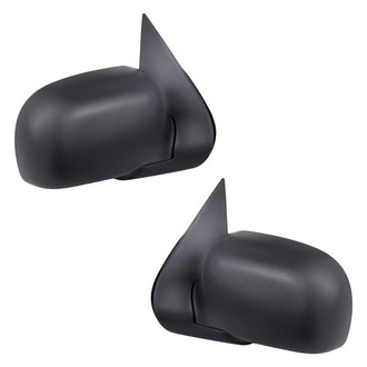Replacement - Driver and Passenger Side Power Remote View Mirror Set (Non-Heated, Foldaway) (Standard Line)