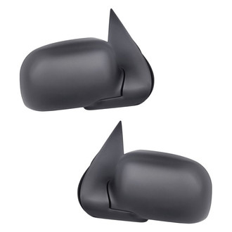 Replacement - Driver and Passenger Side Power Remote View Mirror Set (Heated, Foldaway) (Standard Line)