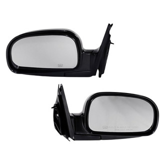 Replacement - Driver and Passenger Side Power Remote View Mirror Set (Heated, Foldaway) (Standard Line)