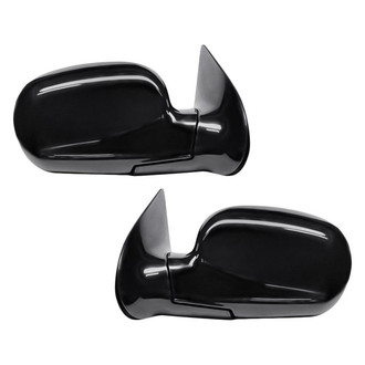 Replacement - Driver and Passenger Side Power Remote View Mirror Set (Non-Heated, Foldaway) (Standard Line)