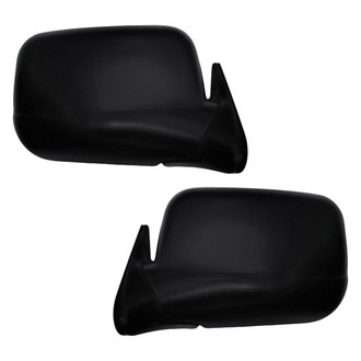 Replacement - Driver and Passenger Side Power Remote View Mirror Set (Non-Heated, Foldaway) (Standard Line)