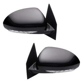 Replacement - Driver and Passenger Side Power View Mirror Set (Heated, Foldaway) (Standard Line)