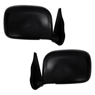 Replacement - Driver and Passenger Side Power Remote View Mirror Set (Non-Heated, Foldaway) (Standard Line)