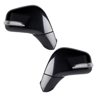 Replacement - Driver and Passenger Side Power View Mirror Set (Heated, Foldaway) (Standard Line)