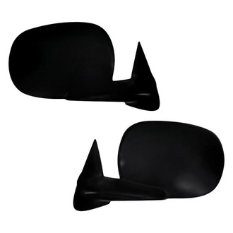 Replacement - Driver and Passenger Side Power Remote View Mirror Set (Non-Heated, Foldaway) (Standard Line)
