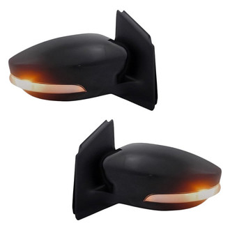 Replacement - Driver and Passenger Side Power View Mirror Set (Heated, Foldaway) (Standard Line)