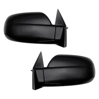Replacement - Driver and Passenger Side Manual View Mirror Set (Non-Heated, Foldaway) (Standard Line)
