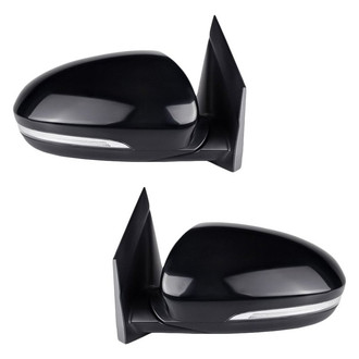 Replacement - Driver and Passenger Side Power View Mirror Set (Heated, Foldaway) (Standard Line)